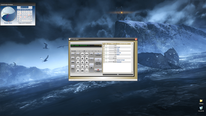 TCCalculator Desktop View